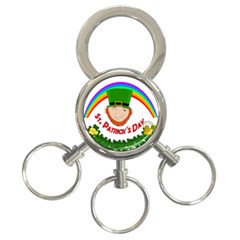 St  Patrick 3-ring Key Chains by Valentinaart