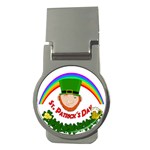 St. Patrick Money Clips (Round)  Front