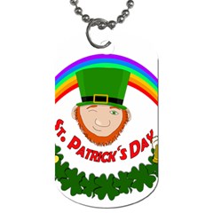 St  Patrick Dog Tag (two Sides) by Valentinaart