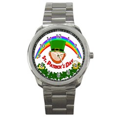 St  Patrick Sport Metal Watch by Valentinaart