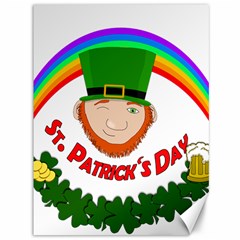 St  Patrick Canvas 36  X 48   by Valentinaart