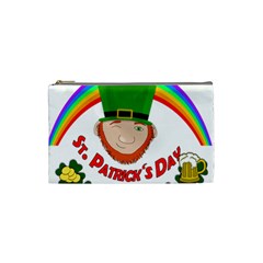 St  Patrick Cosmetic Bag (small)  by Valentinaart