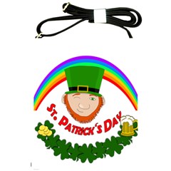 St  Patrick Shoulder Sling Bags by Valentinaart