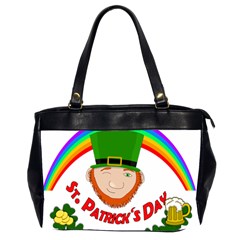 St  Patrick Office Handbags (2 Sides)  by Valentinaart