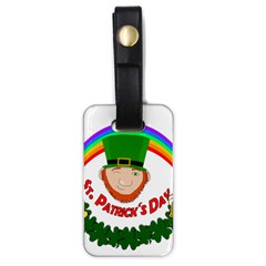 St  Patrick Luggage Tags (one Side)  by Valentinaart