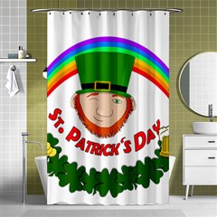 St  Patrick Shower Curtain 48  X 72  (small)  by Valentinaart