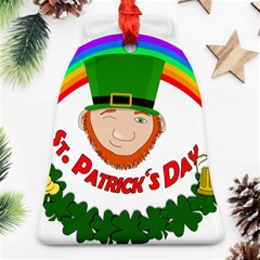 St  Patrick Bell Ornament (two Sides) by Valentinaart