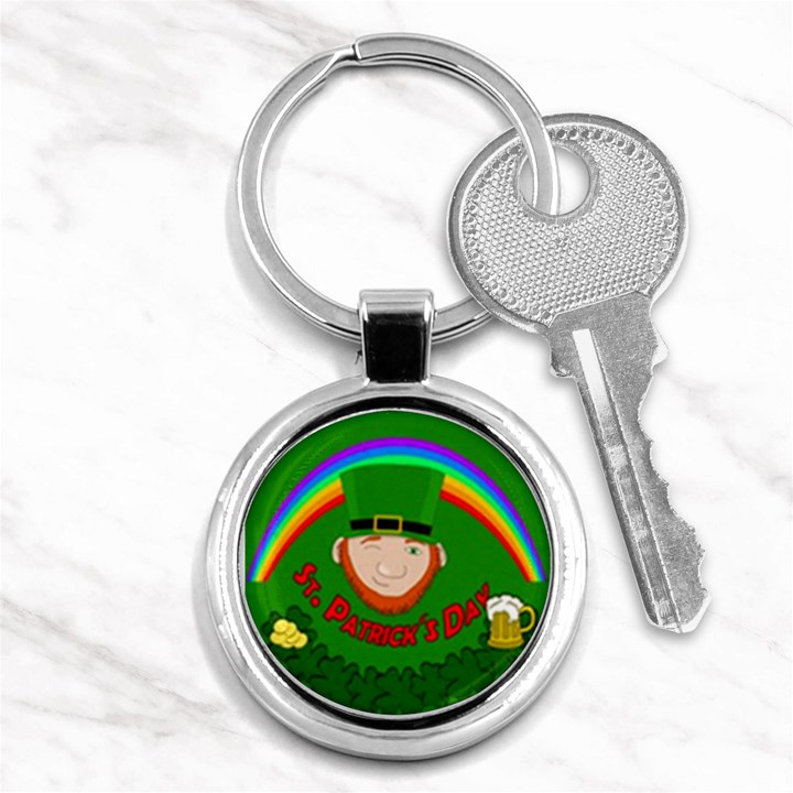 St. Patrick s day Key Chains (Round) 