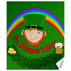 St  Patrick s Day Canvas 8  X 10  by Valentinaart