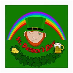 St  Patrick s Day Medium Glasses Cloth (2-side) by Valentinaart