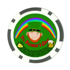 St  Patrick s Day Poker Chip Card Guard by Valentinaart