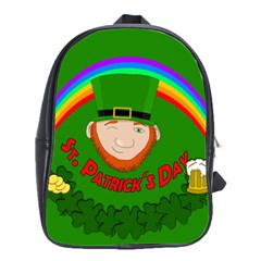 St  Patrick s Day School Bags(large)  by Valentinaart