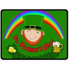 St  Patrick s Day Fleece Blanket (large) 