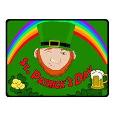 St  Patrick s Day Fleece Blanket (small) by Valentinaart