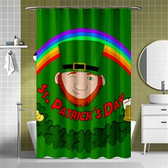 St  Patrick s Day Shower Curtain 48  X 72  (small)  by Valentinaart