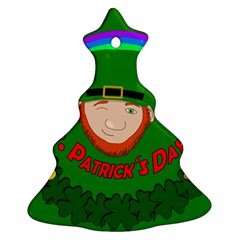 St  Patrick s Day Christmas Tree Ornament (two Sides) by Valentinaart