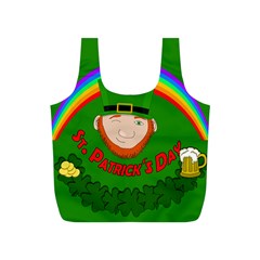 St  Patrick s Day Full Print Recycle Bags (s)  by Valentinaart