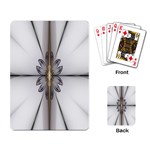 Fractal Fleur Elegance Flower Playing Card Back