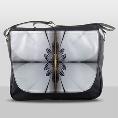 Fractal Fleur Elegance Flower Messenger Bags by Nexatart