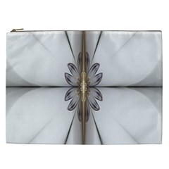 Fractal Fleur Elegance Flower Cosmetic Bag (xxl)  by Nexatart