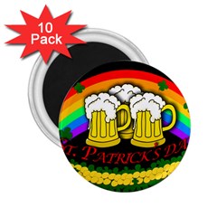 Beer Mugs 2 25  Magnets (10 Pack)  by Valentinaart