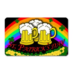 Beer Mugs Magnet (rectangular) by Valentinaart