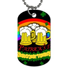 Beer Mugs Dog Tag (two Sides) by Valentinaart