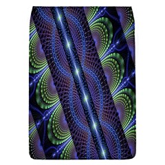 Fractal Blue Lines Colorful Flap Covers (S) 