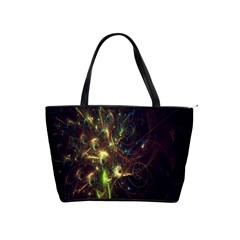 Fractal Flame Light Energy Shoulder Handbags by Nexatart