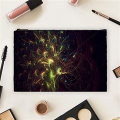 Fractal Flame Light Energy Cosmetic Bag (large)  by Nexatart