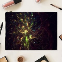 Fractal Flame Light Energy Cosmetic Bag (xl) by Nexatart