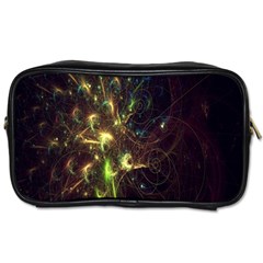 Fractal Flame Light Energy Toiletries Bags by Nexatart