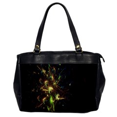 Fractal Flame Light Energy Office Handbags by Nexatart