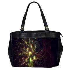 Fractal Flame Light Energy Office Handbags (2 Sides)  by Nexatart