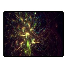 Fractal Flame Light Energy Fleece Blanket (small) by Nexatart