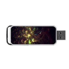 Fractal Flame Light Energy Portable Usb Flash (two Sides)