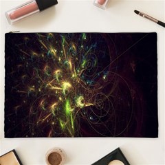 Fractal Flame Light Energy Cosmetic Bag (xxl)  by Nexatart