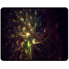 Fractal Flame Light Energy Double Sided Fleece Blanket (medium)  by Nexatart