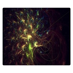 Fractal Flame Light Energy Double Sided Flano Blanket (small)  by Nexatart