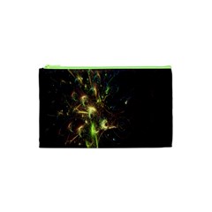 Fractal Flame Light Energy Cosmetic Bag (xs) by Nexatart