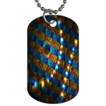 Fractal Digital Art Dog Tag (One Side) Front