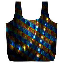 Fractal Digital Art Full Print Recycle Bags (l) 