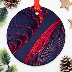 Fractal Fractal Art Digital Art Ornament (round) by Nexatart