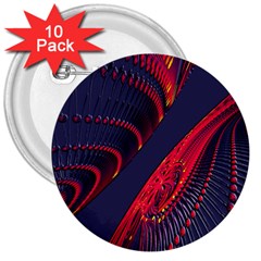 Fractal Fractal Art Digital Art 3  Buttons (10 Pack) 