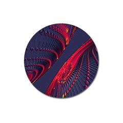 Fractal Fractal Art Digital Art Magnet 3  (round)