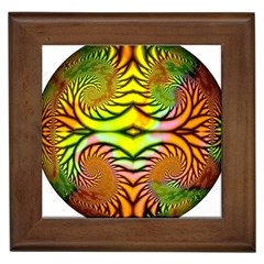 Fractals Ball About Abstract Framed Tiles