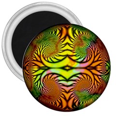 Fractals Ball About Abstract 3  Magnets