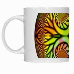 Fractals Ball About Abstract White Mugs by Nexatart