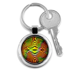 Fractals Ball About Abstract Key Chains (round) 