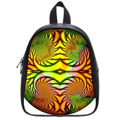 Fractals Ball About Abstract School Bags (small)  by Nexatart